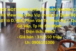 HOT HOT CHÍNH CHỦ CẦN BÁN NHANH Căn Hộ View Đẹp Khu Vip quận Gò Vấp, TPHCM